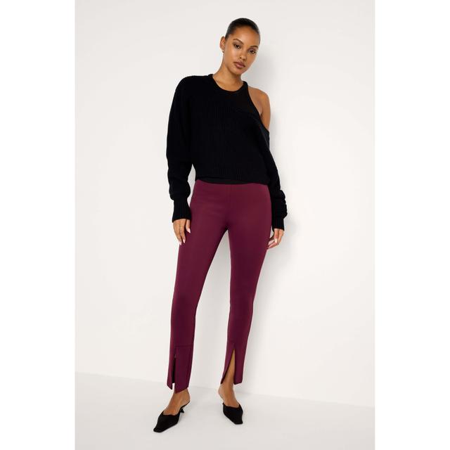 Womens Scuba Pull-On Slim Trousers | | Good American by Khlo Kardashian Product Image