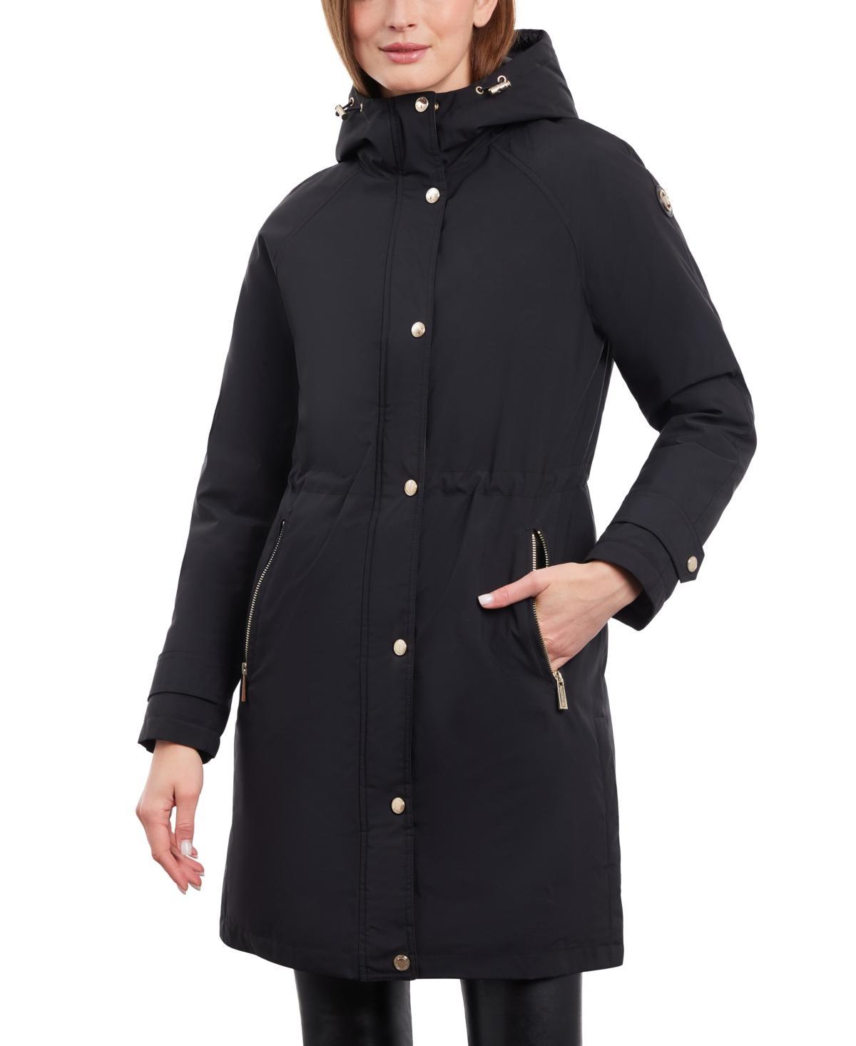 Michael Michael Kors Womens Hooded Anorak Raincoat Product Image