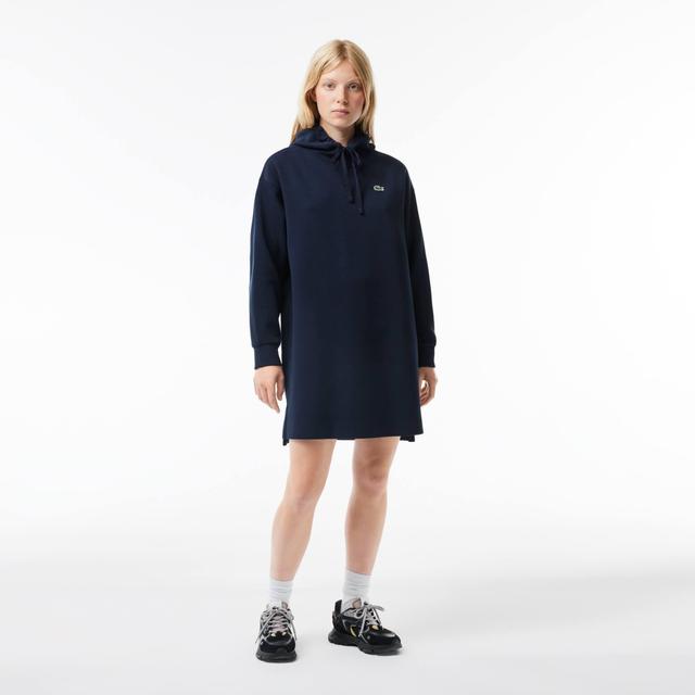 Double Sided Piqué Hoodie Dress Product Image