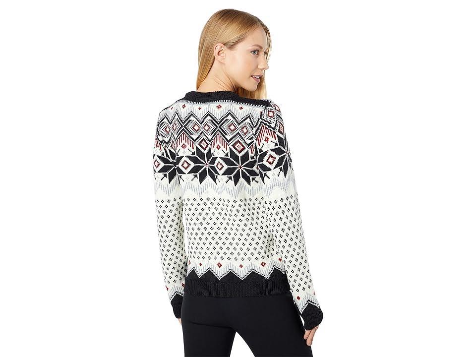 Dale of Norway Vilja Sweater Off-White/Red Rose) Women's Clothing Product Image