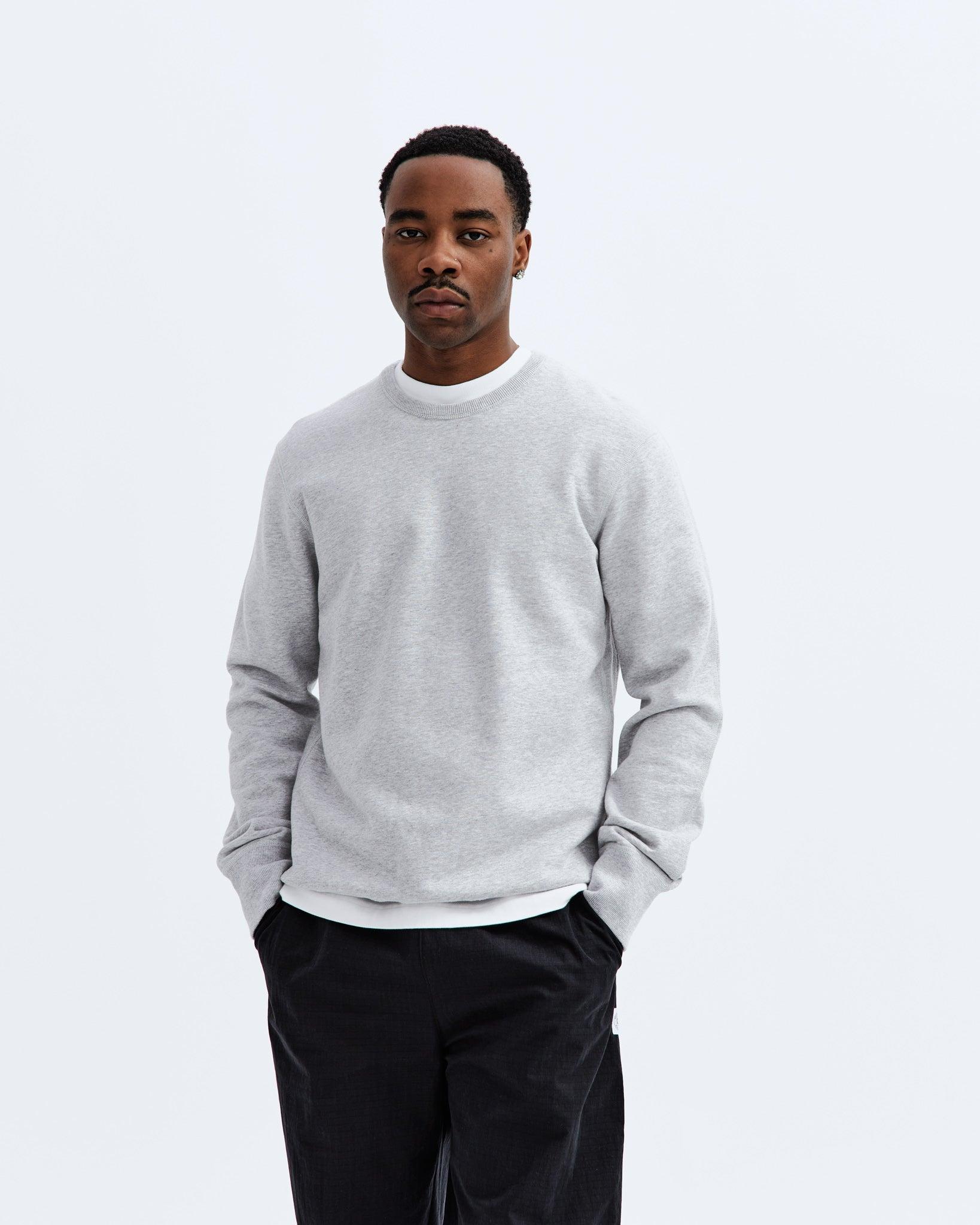 Midweight Terry Slim Crewneck Male Product Image