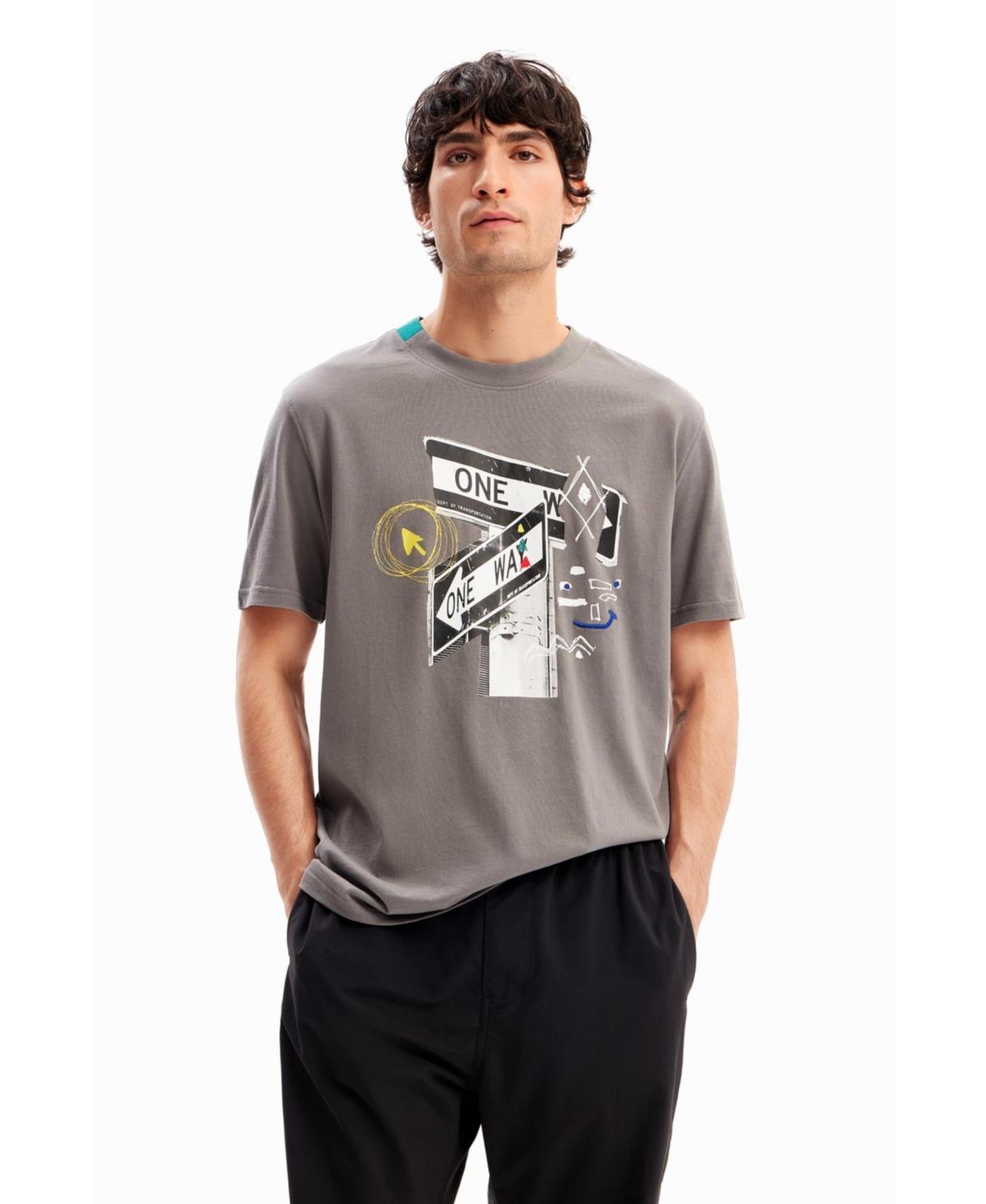 Desigual Mens Arty New York T-shirt Product Image