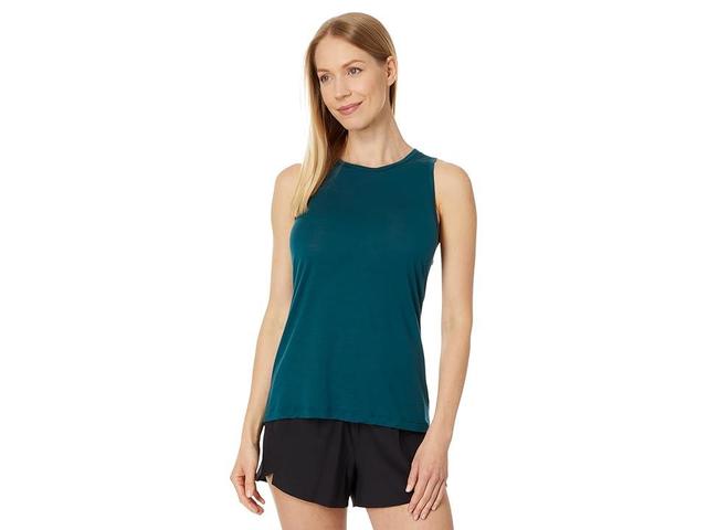 Smartwool Active Ultralite High Neck Tank (Twilight Blue) Women's Clothing Product Image