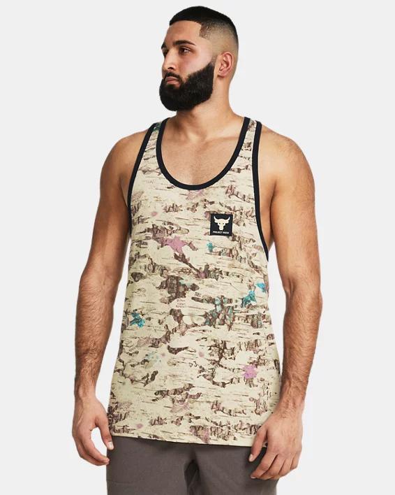 Men's Project Rock Camo Graphic Tank Product Image