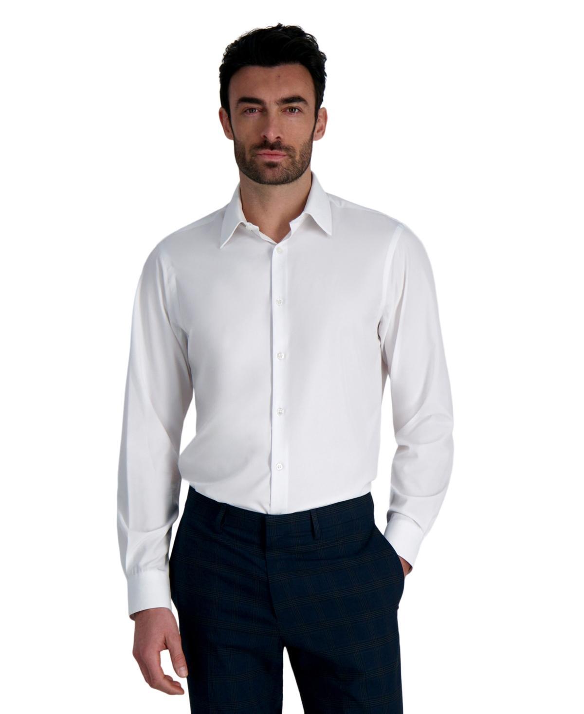 Mens Haggar Smart Wash Classic Fit Wrinkle Free Dress Shirt Product Image