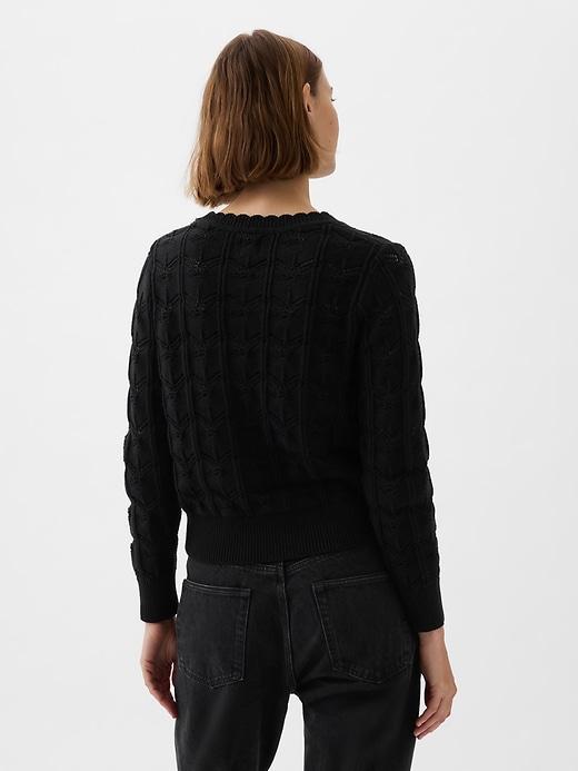 Pointelle Sweater Product Image