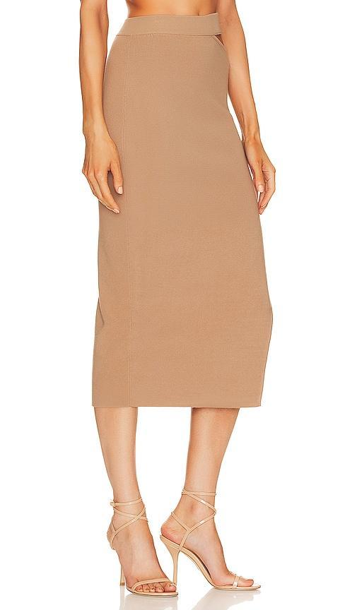 Michael Costello Ismane Knit Midi Skirt Size L, M. Product Image