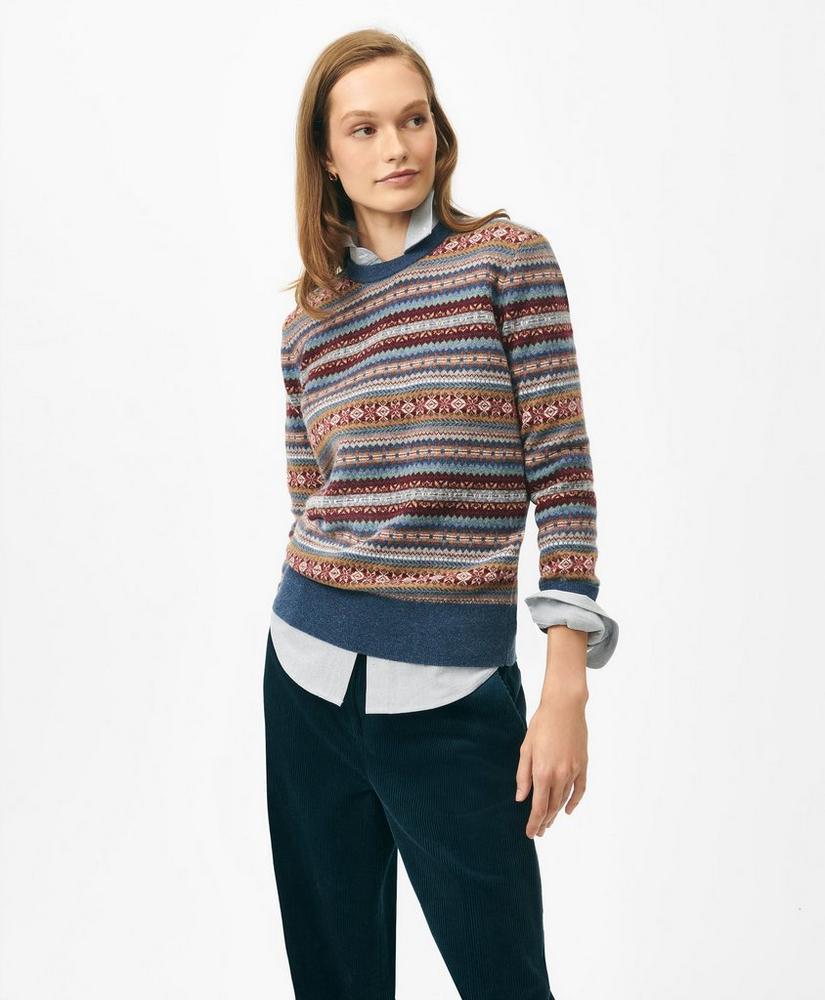 Fair Isle Sweater in Merino Wool Product Image