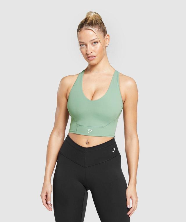 Crop Mesh Tank Product Image