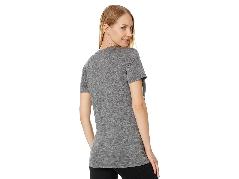 Icebreaker 150 Tech Lite III Short Sleeve Tee (Gritstone HTHR) Women's Clothing Product Image