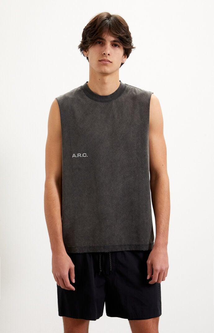 A.R.C. Men's Vintage Wash Comfort Cut Off Muscle T-Shirt Product Image