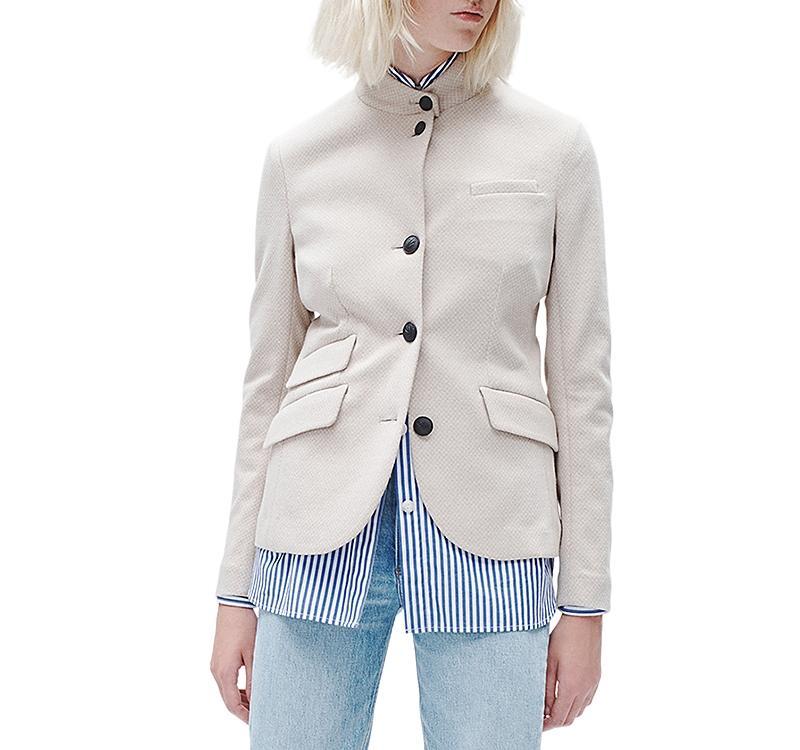 Womens Slade Micro-Check Tailored Jacket Product Image