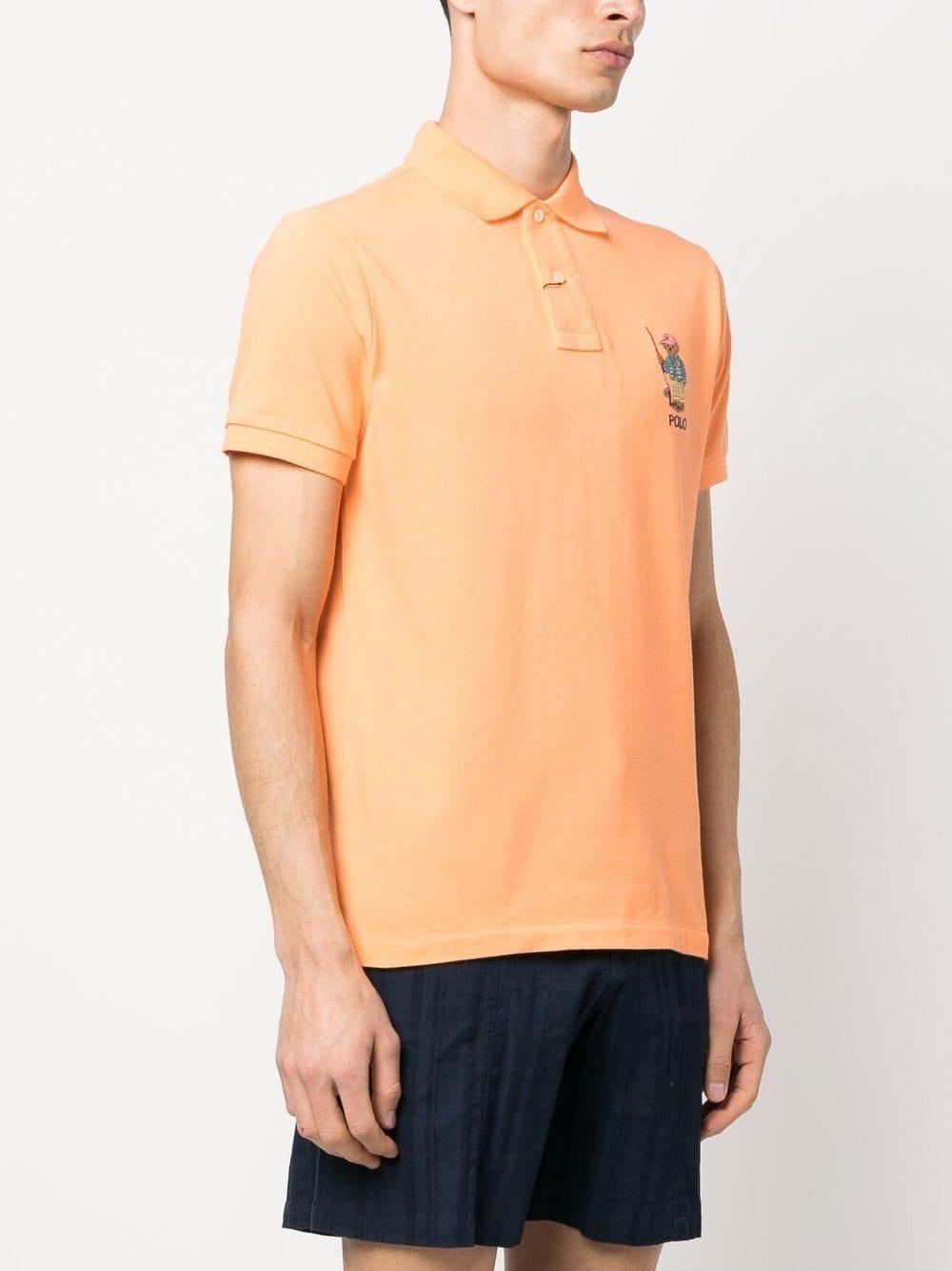 Polo Bear Polo Shirt In Orange Product Image