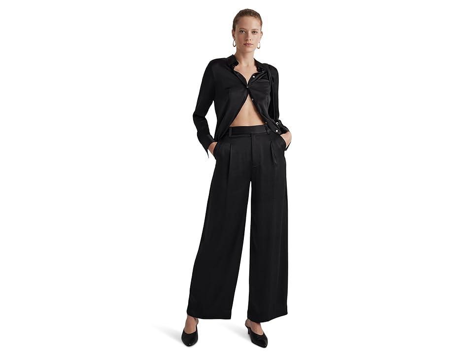 Madewell Satin Harlow Pants (True ) Women's Clothing Product Image