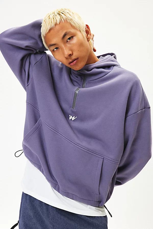 Without Walls Tech Fleece Anorak Hoodie Sweatshirt Mens at Urban Outfitters Product Image