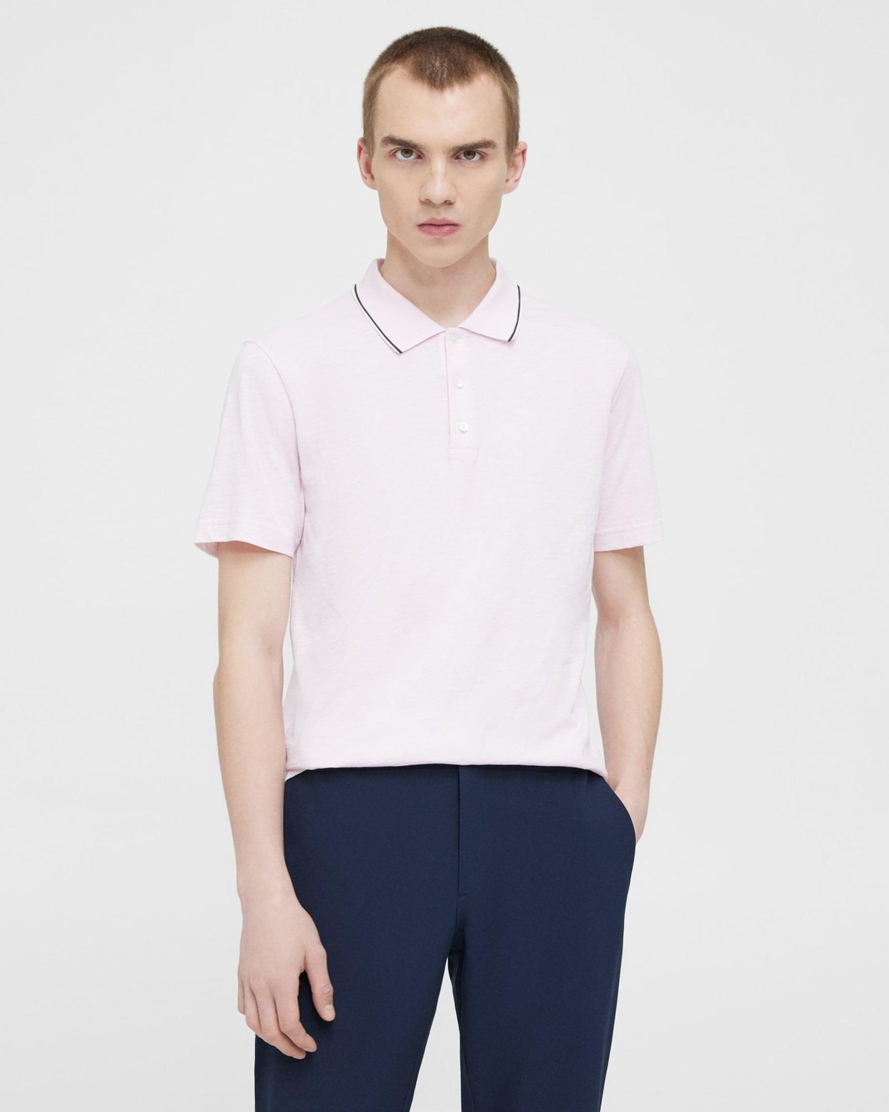 Bron Polo Shirt in Slub Cotton Product Image