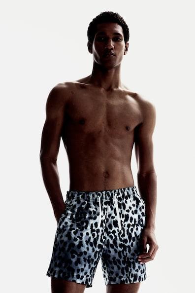 Patterned Swim Shorts Product Image