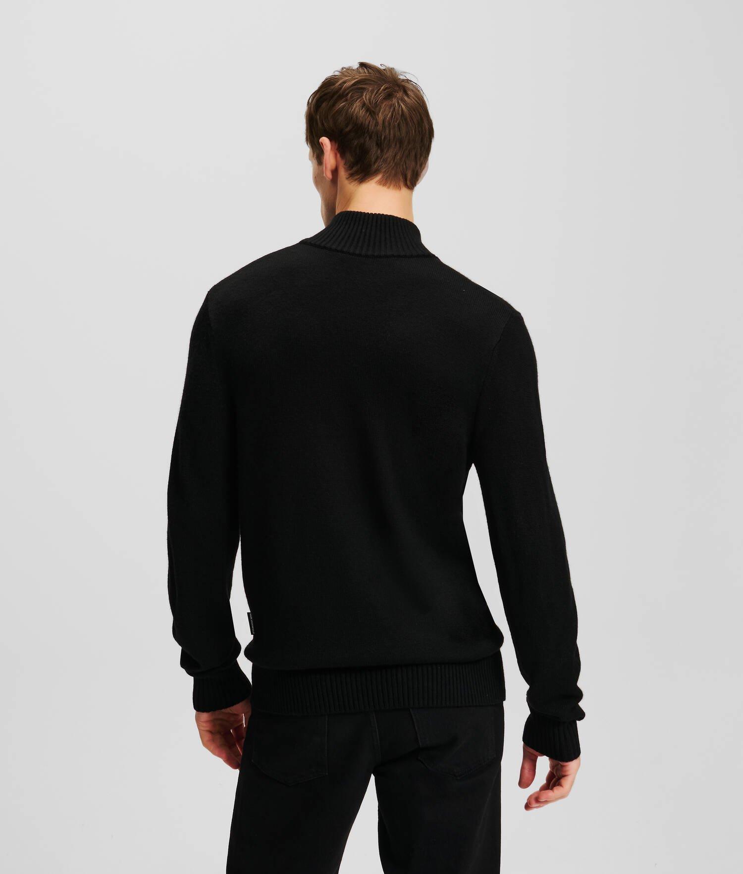 HALF-ZIP TURTLENECK SWEATER Product Image