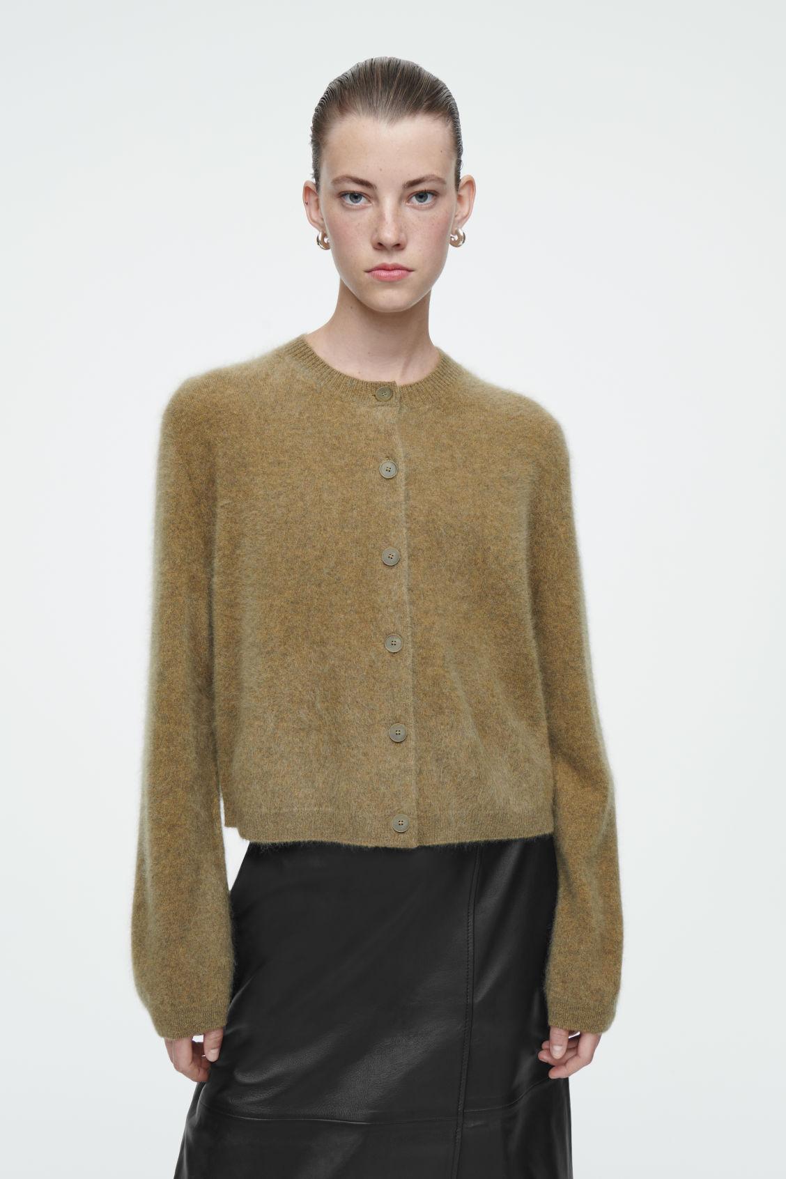 PURE BRUSHED-CASHMERE CARDIGAN product image