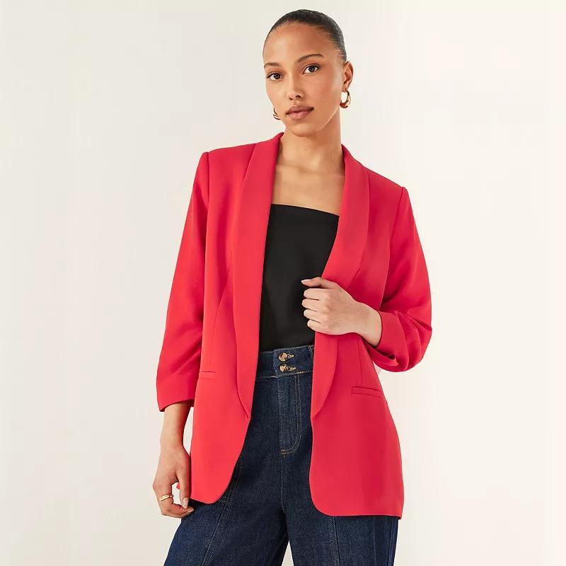 Womens NEXT Easy Rose Blazer Pink Red product image