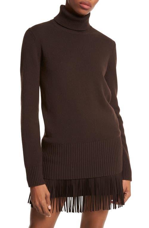 Michael Kors Collection Longline Cashmere Turtleneck Sweater Product Image