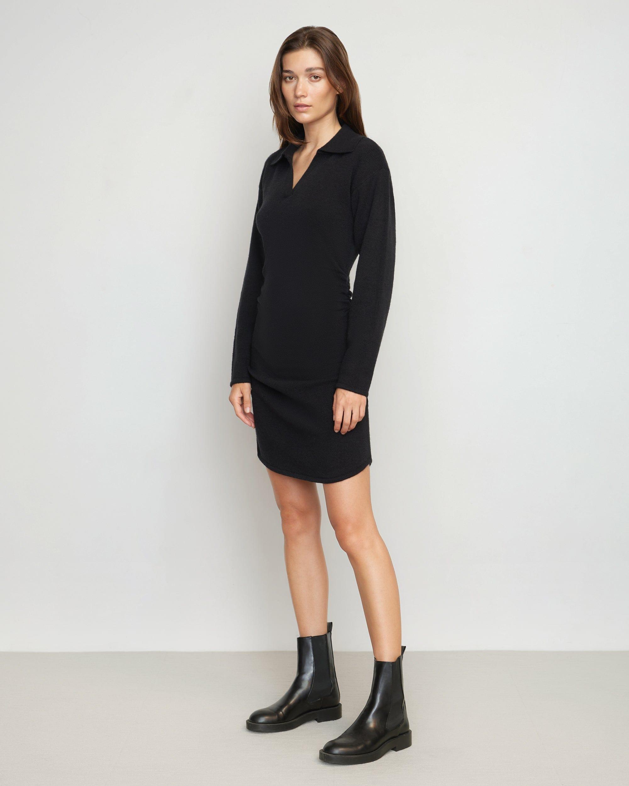 Landon Collared Sweater Dress Product Image