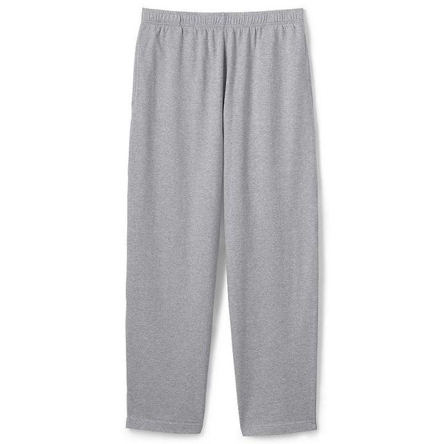 Big & Tall Lands End Jersey Knit Pants, Mens Gray Grey Product Image