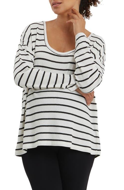 Nom Maternity Cannes Stripe Maternity Sweater Product Image