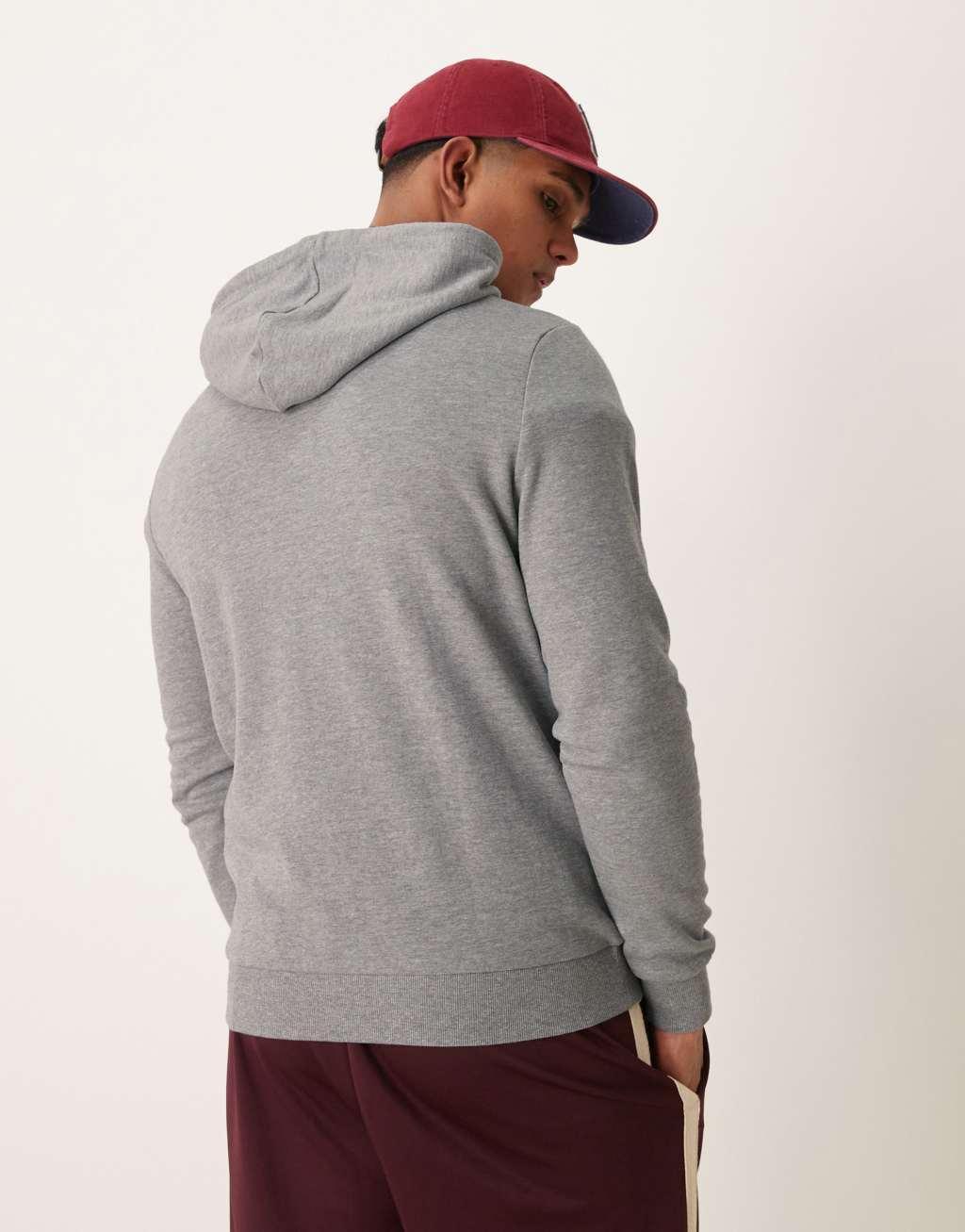 ASOS DESIGN essential hoodie in heather gray Product Image