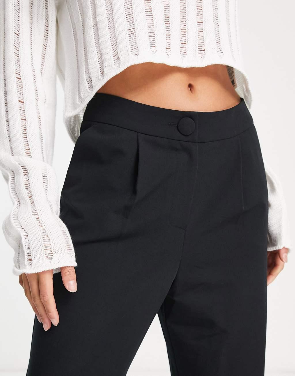 Miss Selfridge Petite slouchy dad pants Product Image