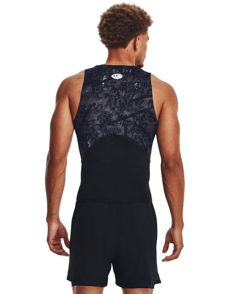 Men's HeatGear® Message Compression Tank Product Image