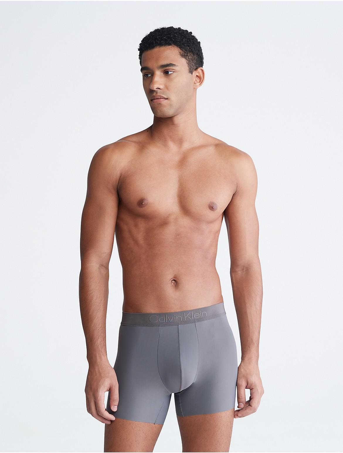 Calvin Klein Underwear CK Black-Micro Boxer Brief (Grey Sky) Men's Underwear Product Image