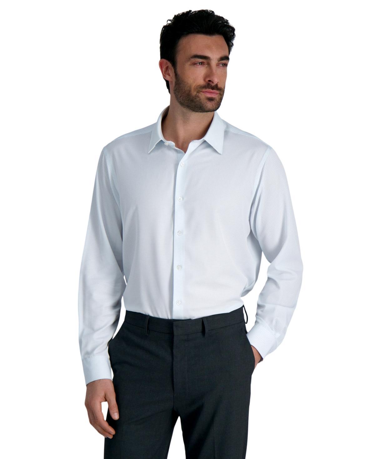 Mens Haggar Smart Wash Classic Fit Wrinkle Free Dress Shirt Product Image