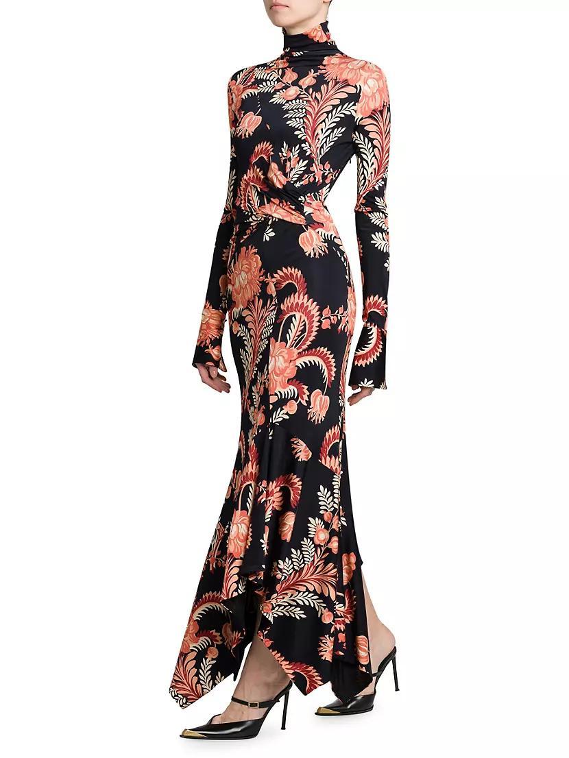 Floral Jersey Maxi Dress Product Image