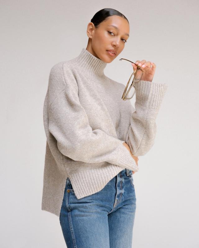 Karlie Oversized Turtleneck Sweater Product Image