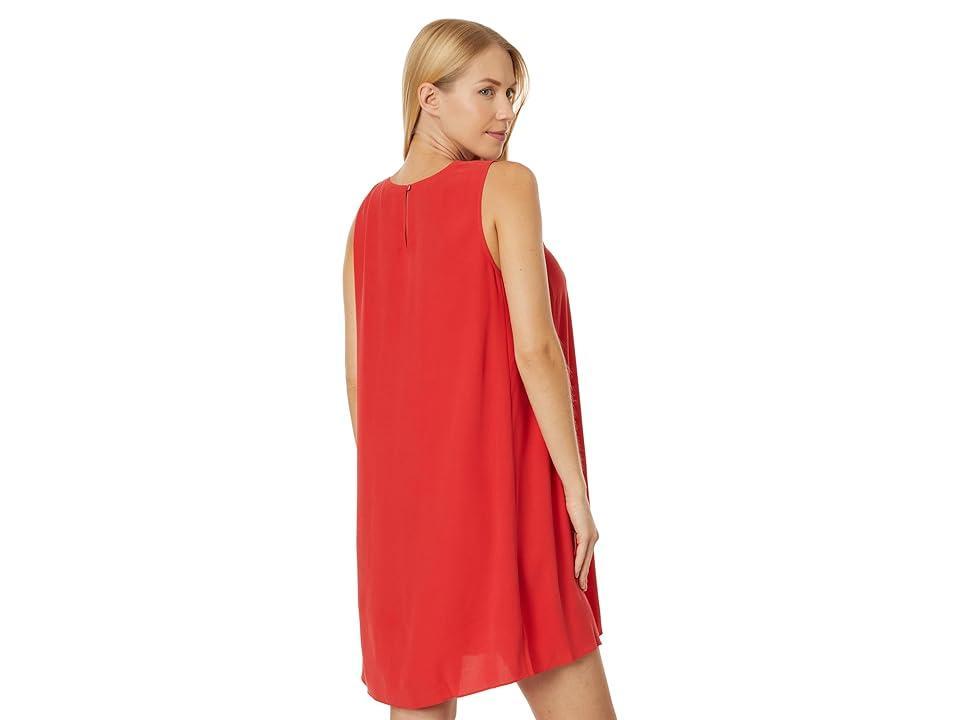 Eileen Fisher Petite Round Neck Knee Length Dress (Grenadine) Women's Dress Product Image