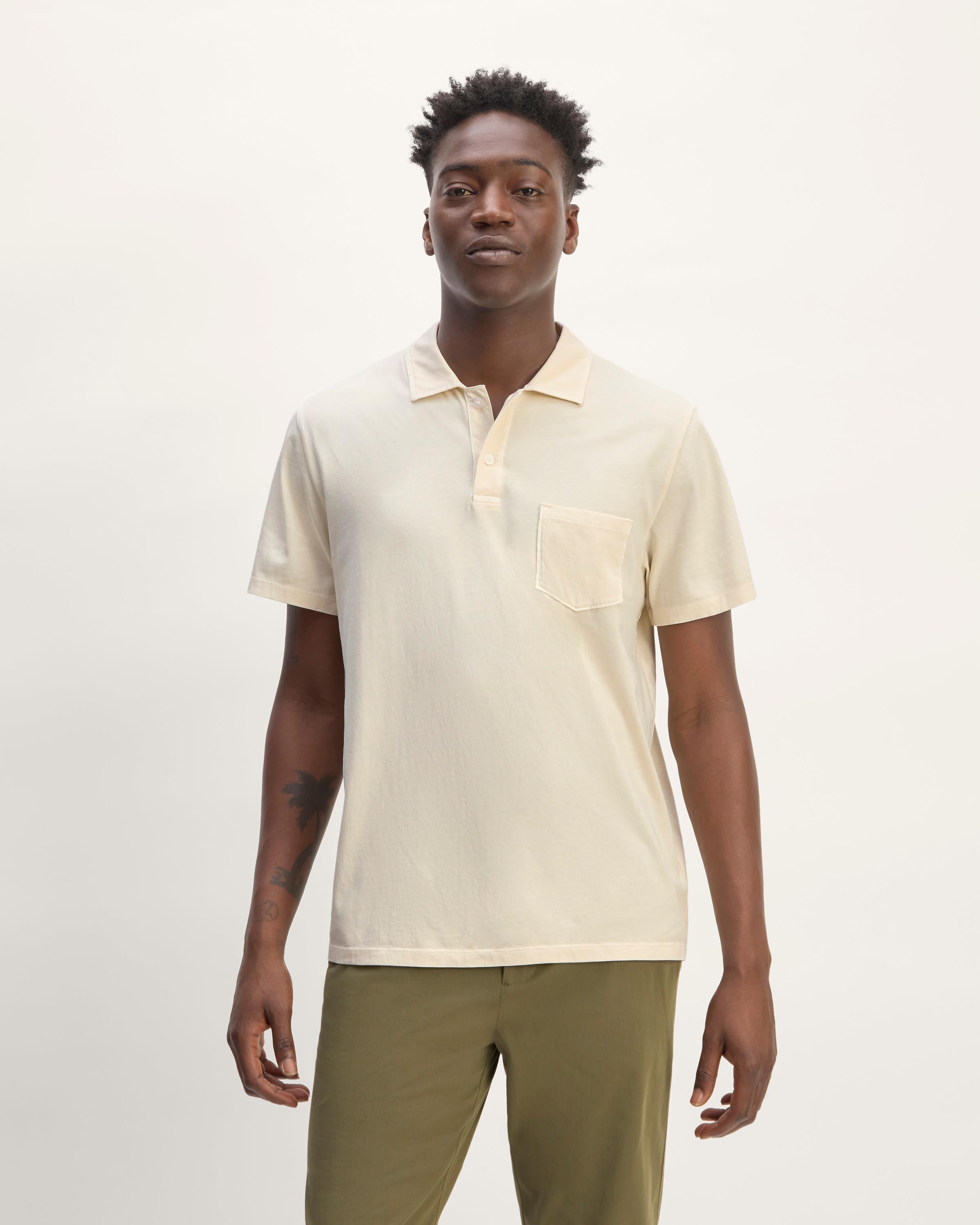 The Essential Organic Garment-Dyed Polo Product Image