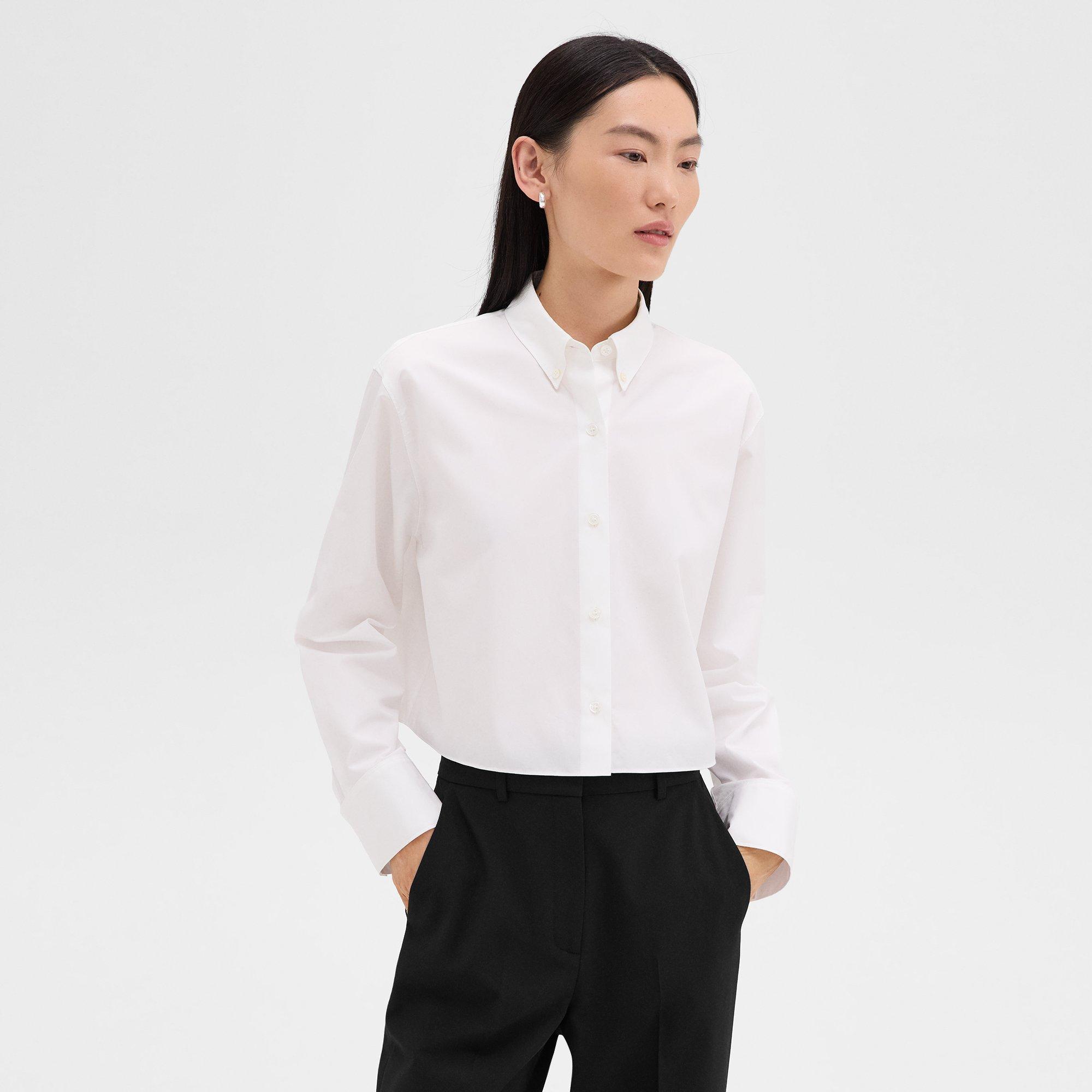 Good Cotton Cropped Shirt | Theory product image