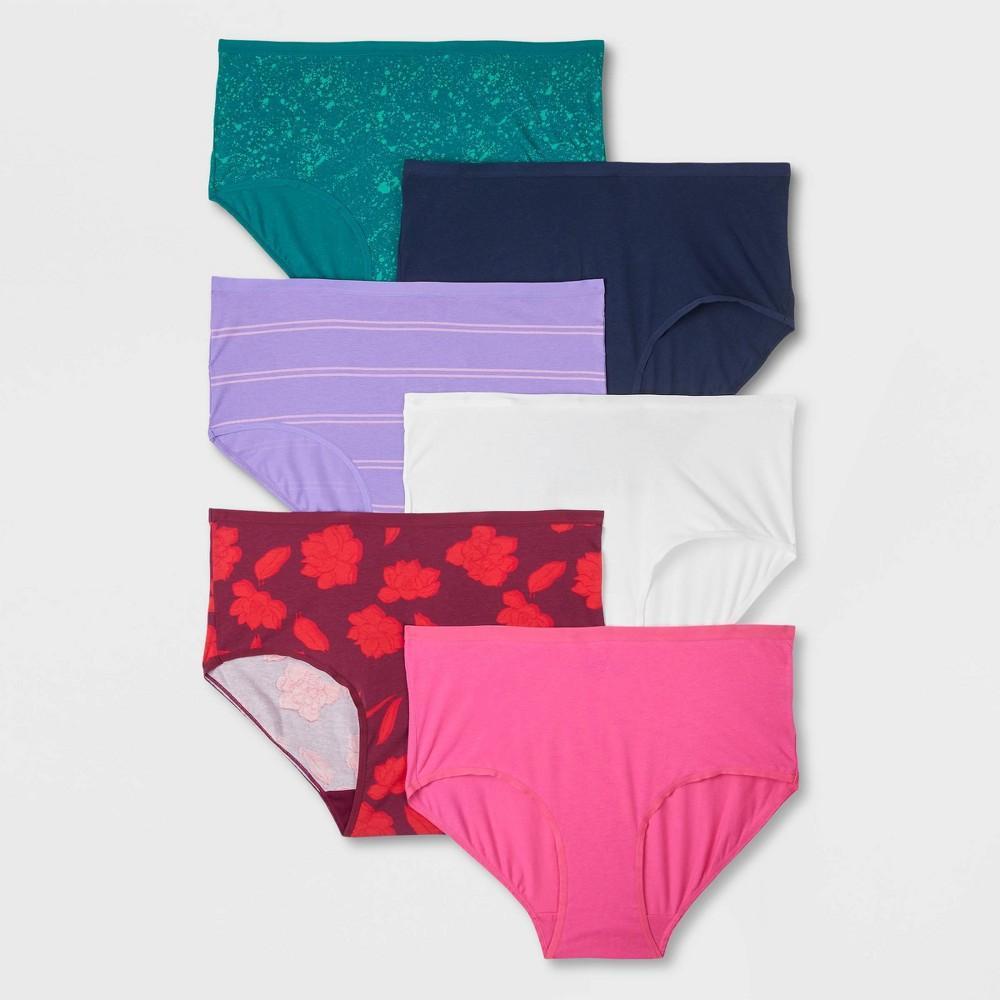 Womens 6pk Fashion Print Briefs - Auden Multi Product Image