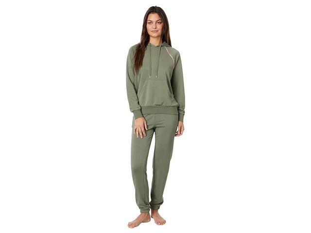 P.J. Salvage Positive Vibes Lounge Set (Pine) Women's Pajama Sets Product Image