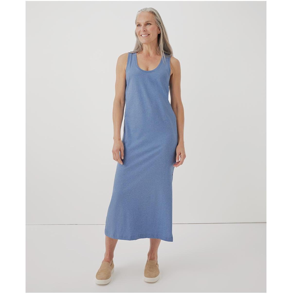 Pact Womens Softspun Tank Midi Dress Product Image