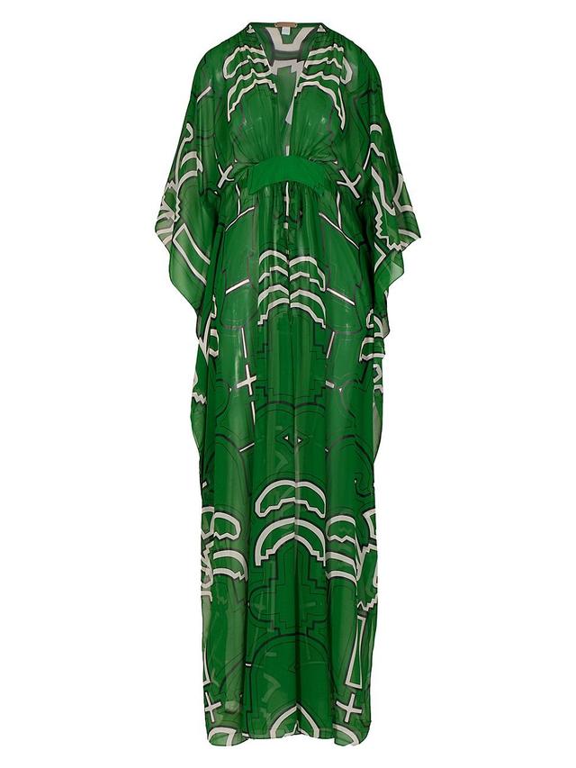 Womens Secret Garden Georgette Maxi Dress Product Image