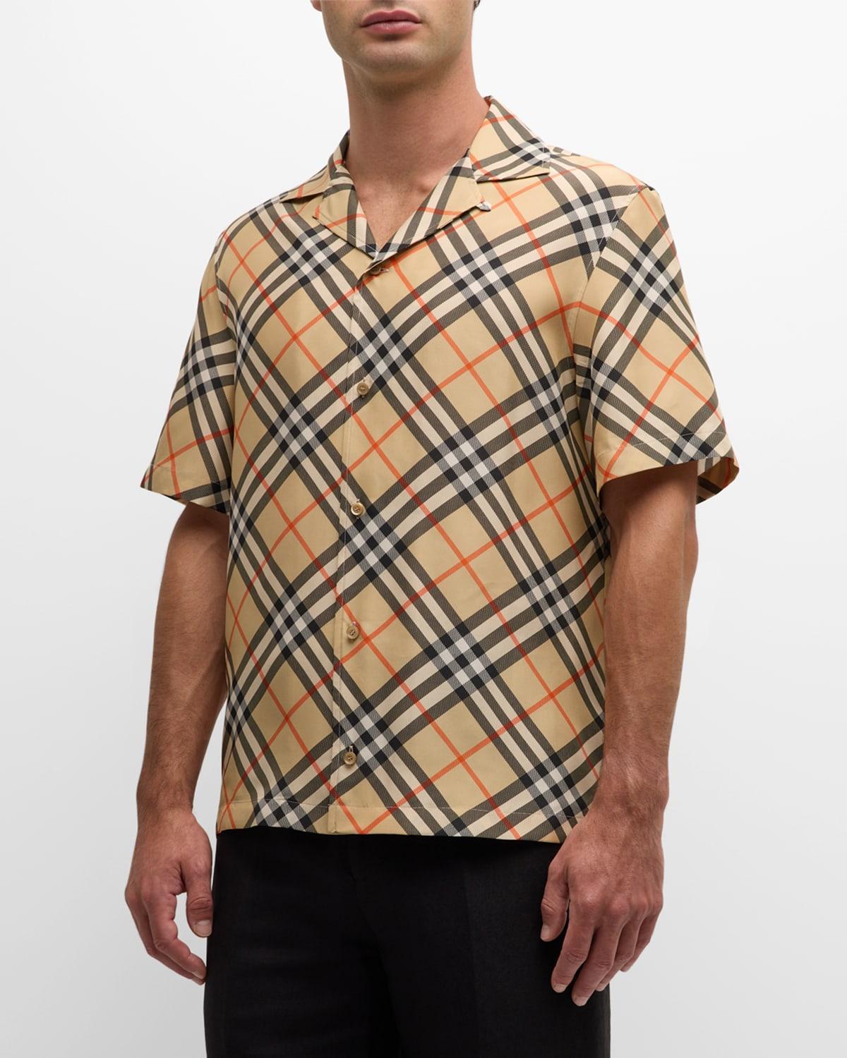 Mens Check Camp Shirt Product Image