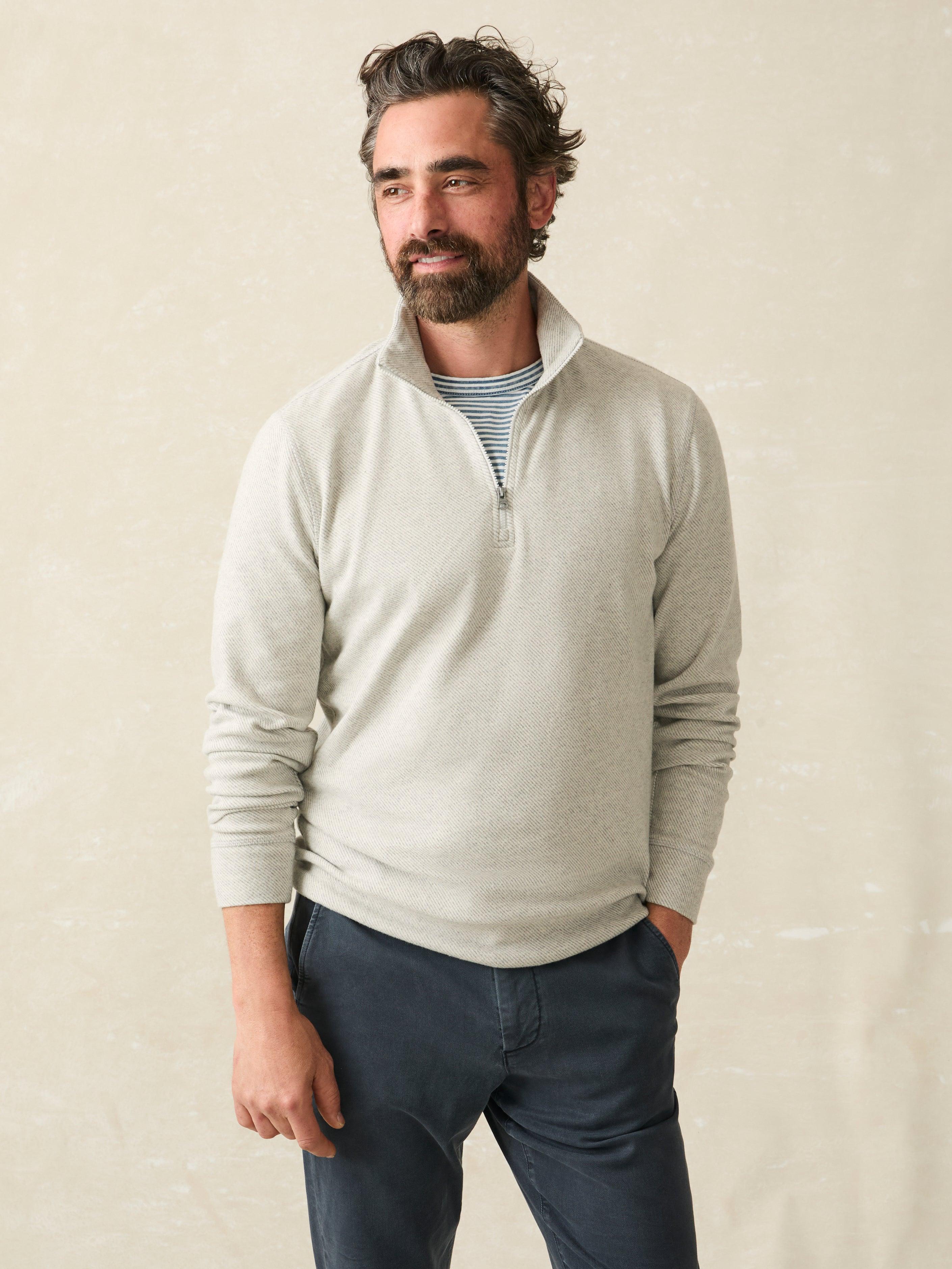 Legend™ Sweater Quarter Zip - Light Heather Grey Male Product Image