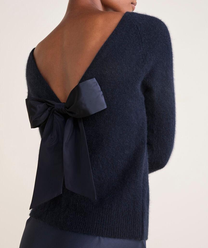 Luxe Bow Back Sweater Product Image