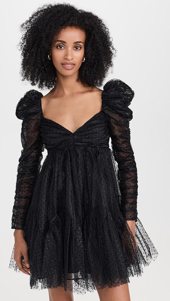 Zimmermann Tulle Ruched Mini Dress | Shopbop Product Image