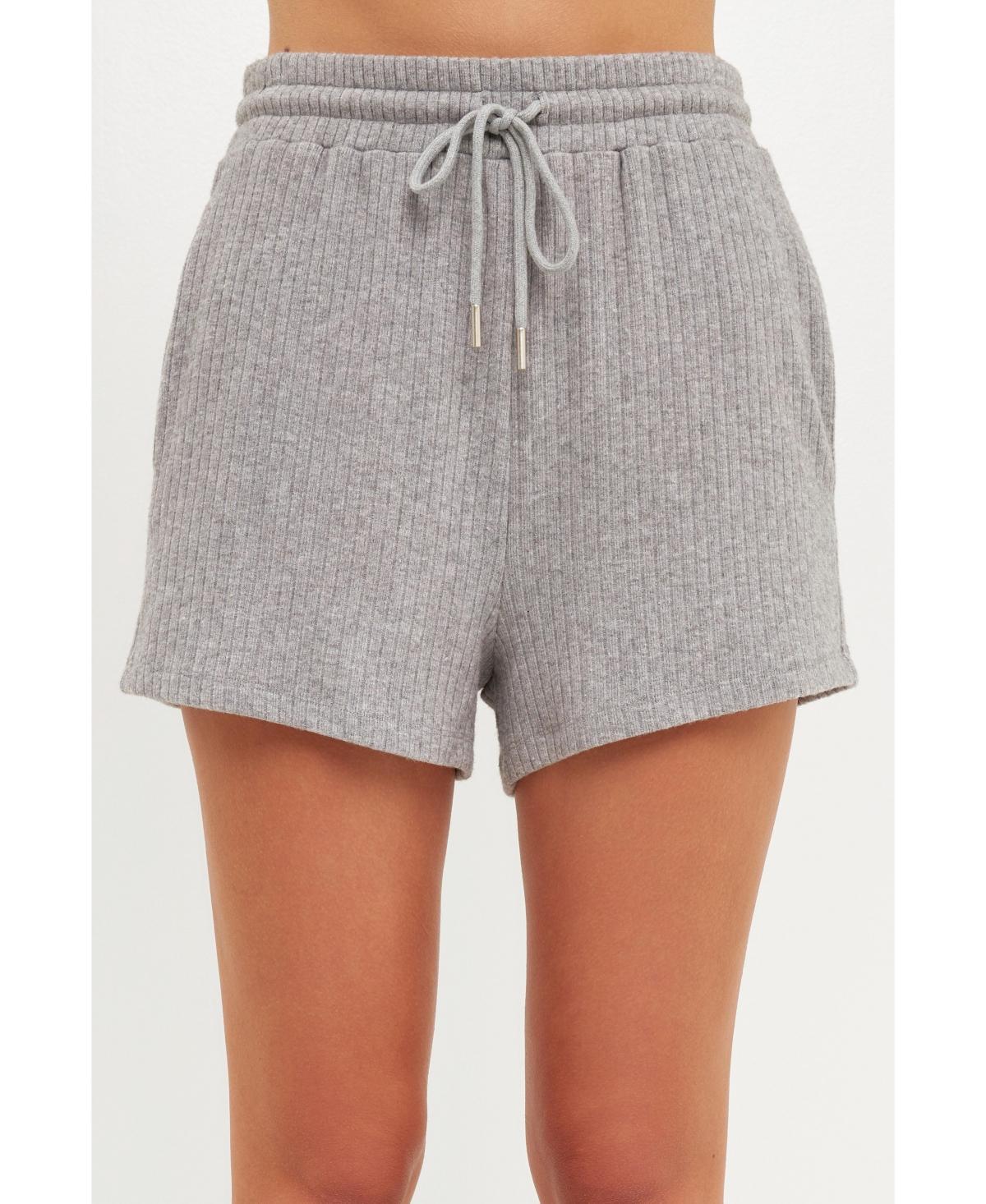 Grey Lab Womens Loungewear Knit Shorts Product Image