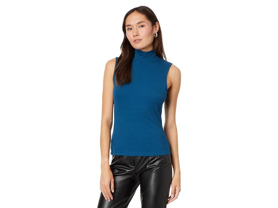 Sanctuary Essential Sleeveless Mock Neck Shirt Product Image