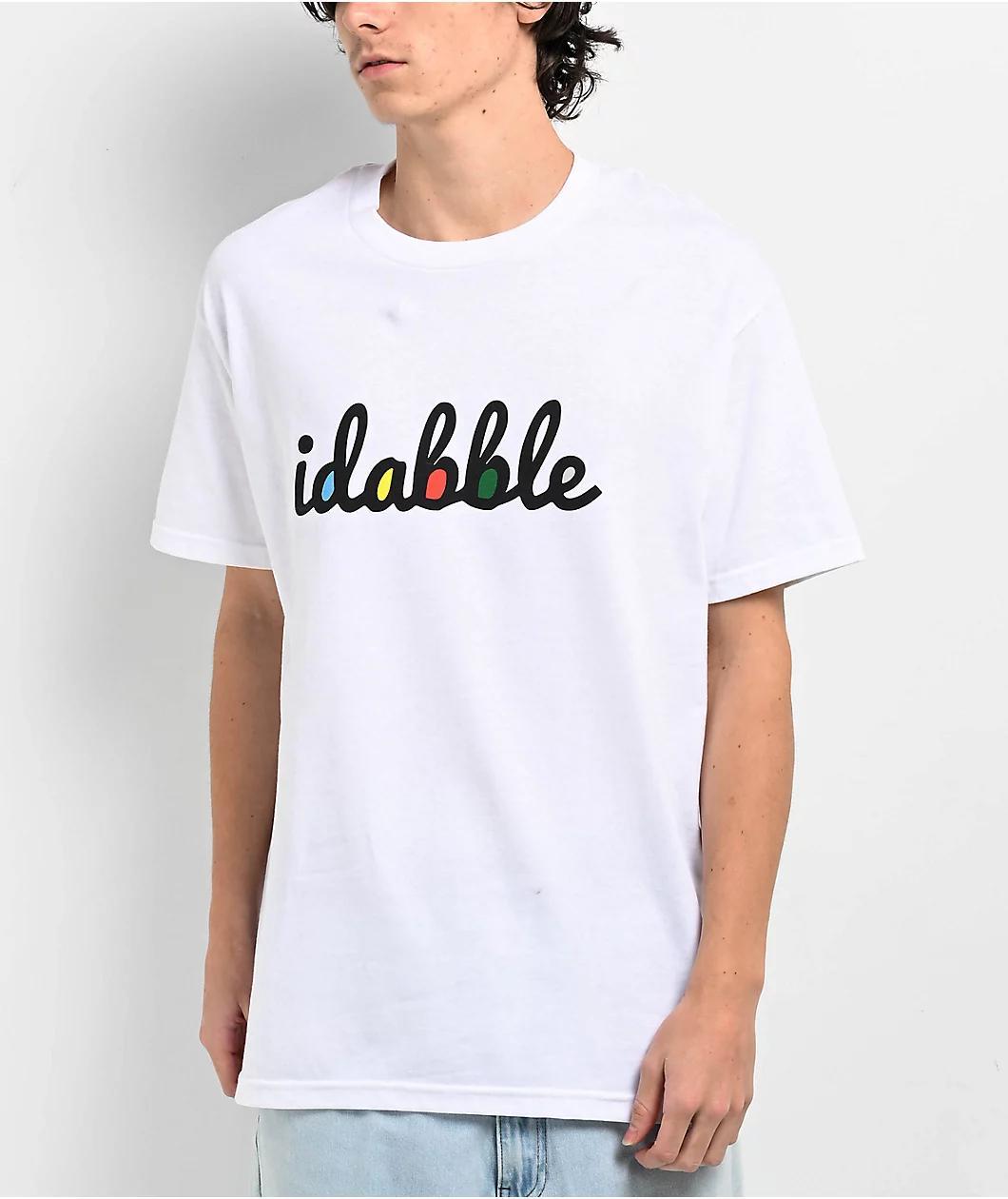 iDabble VM Cat White T-Shirt Product Image