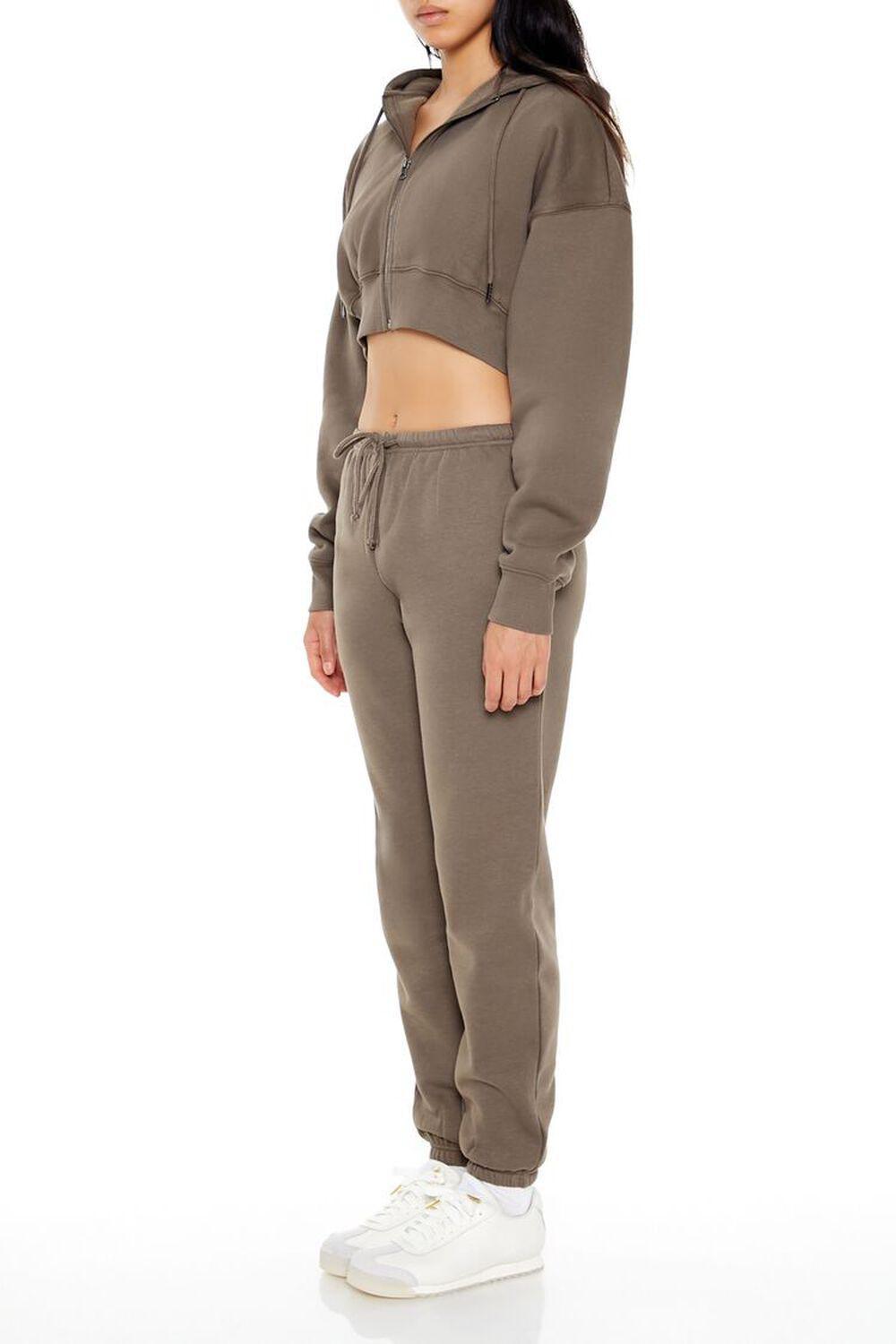 Fleece Drawstring Joggers | Forever 21 Product Image